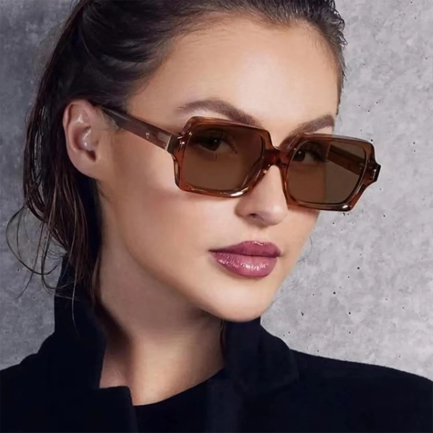 Retro Women Sunglasses Uv400 Fashion Rivets Men Gradient