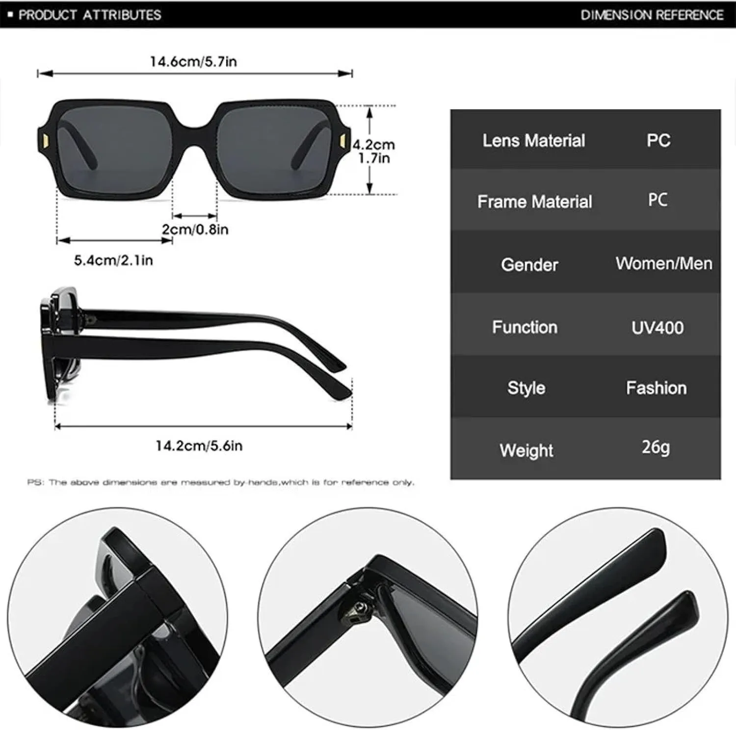 Retro Women Sunglasses Uv400 Fashion Rivets Men Gradient