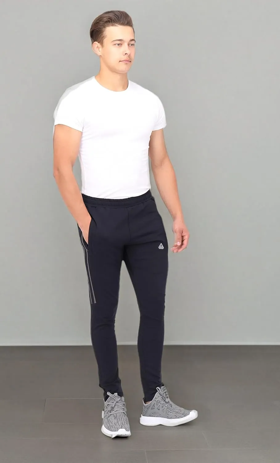 SCR 30/33/36 Jogger Sweatpants for Men - Mens Tall Sweatpants - Joggers for Men with Zipper Pockets