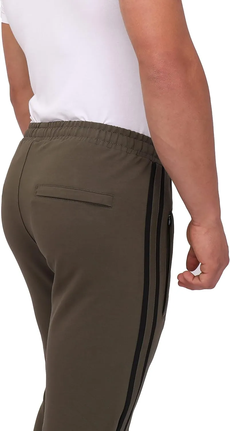 SCR 30/33/36 Jogger Sweatpants for Men - Mens Tall Sweatpants - Joggers for Men with Zipper Pockets