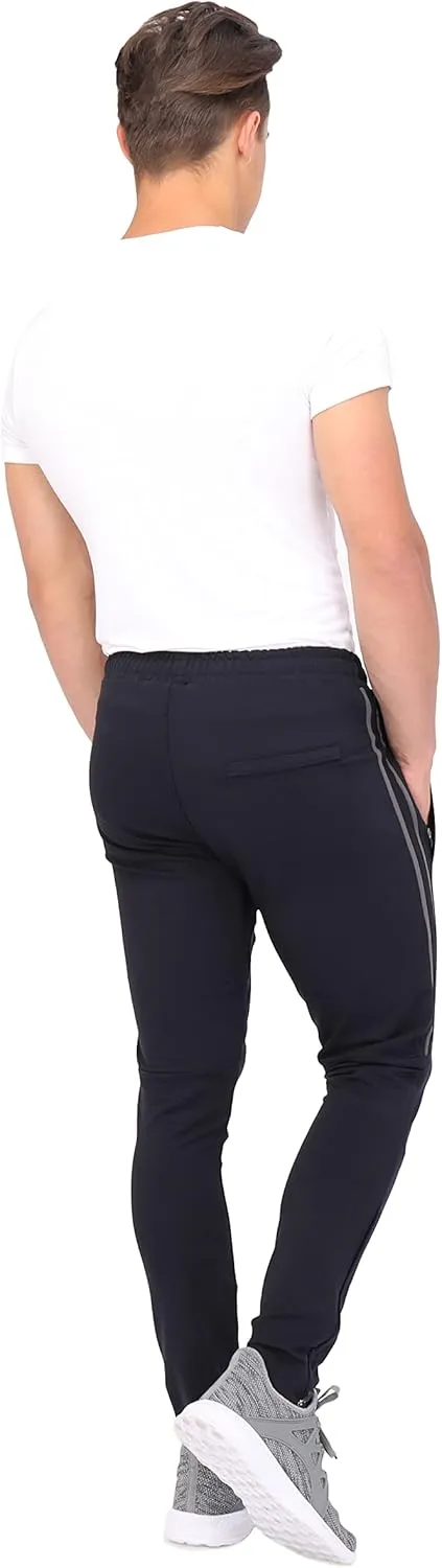 SCR 30/33/36 Jogger Sweatpants for Men - Mens Tall Sweatpants - Joggers for Men with Zipper Pockets