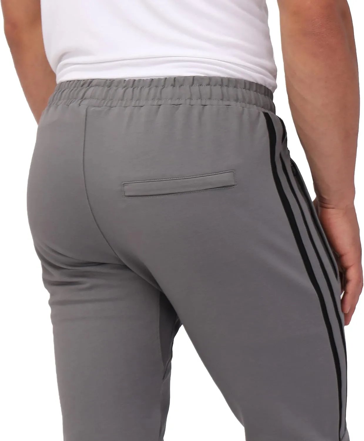 SCR 30/33/36 Jogger Sweatpants for Men - Mens Tall Sweatpants - Joggers for Men with Zipper Pockets