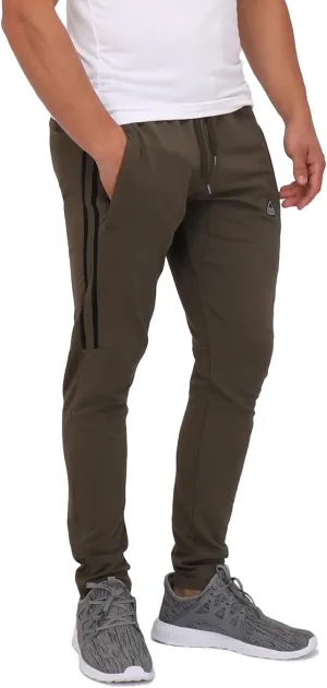 SCR 30/33/36 Jogger Sweatpants for Men - Mens Tall Sweatpants - Joggers for Men with Zipper Pockets