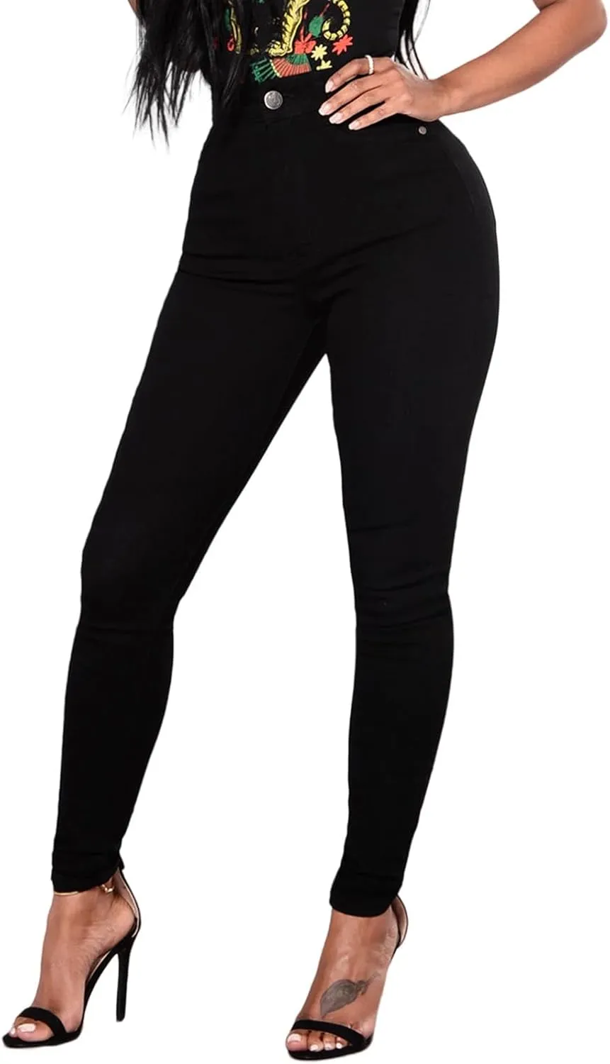 Skinny Jeans for Women,Women's Classic Denim Leggings-Jeggings,High Waisted Stretch Jeans,Shaping Pull-on Skinny Jeans