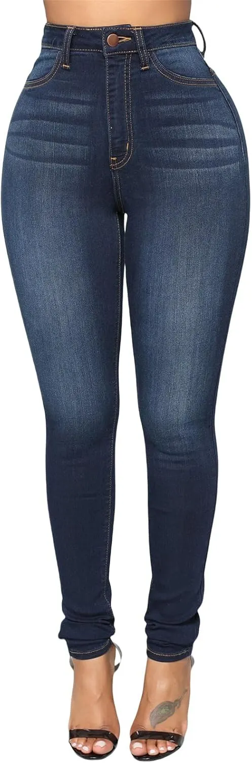 Skinny Jeans for Women,Women's Classic Denim Leggings-Jeggings,High Waisted Stretch Jeans,Shaping Pull-on Skinny Jeans