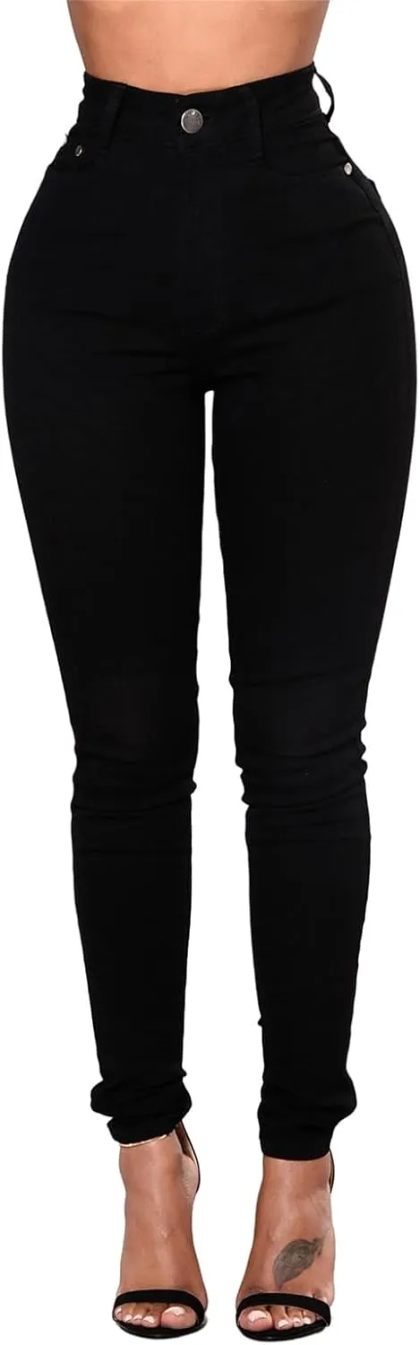 Skinny Jeans for Women,Women's Classic Denim Leggings-Jeggings,High Waisted Stretch Jeans,Shaping Pull-on Skinny Jeans