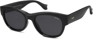 SOJOS Ocean Collection Classic Polarized Square Sunglasses for Women Men Recycled Plastic Frame Eco-Friendly UV400, Bloom
