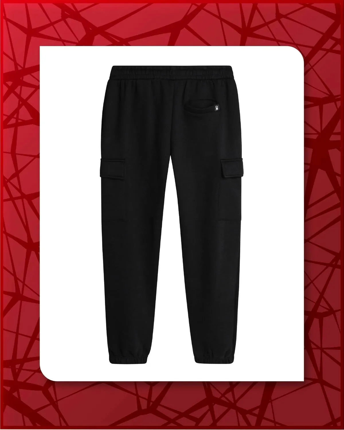 Spyder Mens Sweatpants - Athletic Fleece Cargo Joggers for Men with Pockets and Drawcord for Casual Workout (S-XXL)