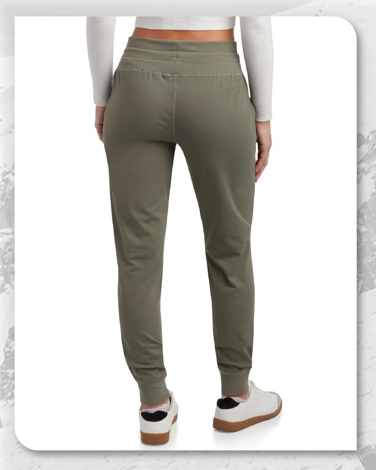 Spyder Women's Jogger Sweatpants - High Waisted Fleece Lined Athletic Joggers with Pockets for Casual Workout (Sizes: S-XL)