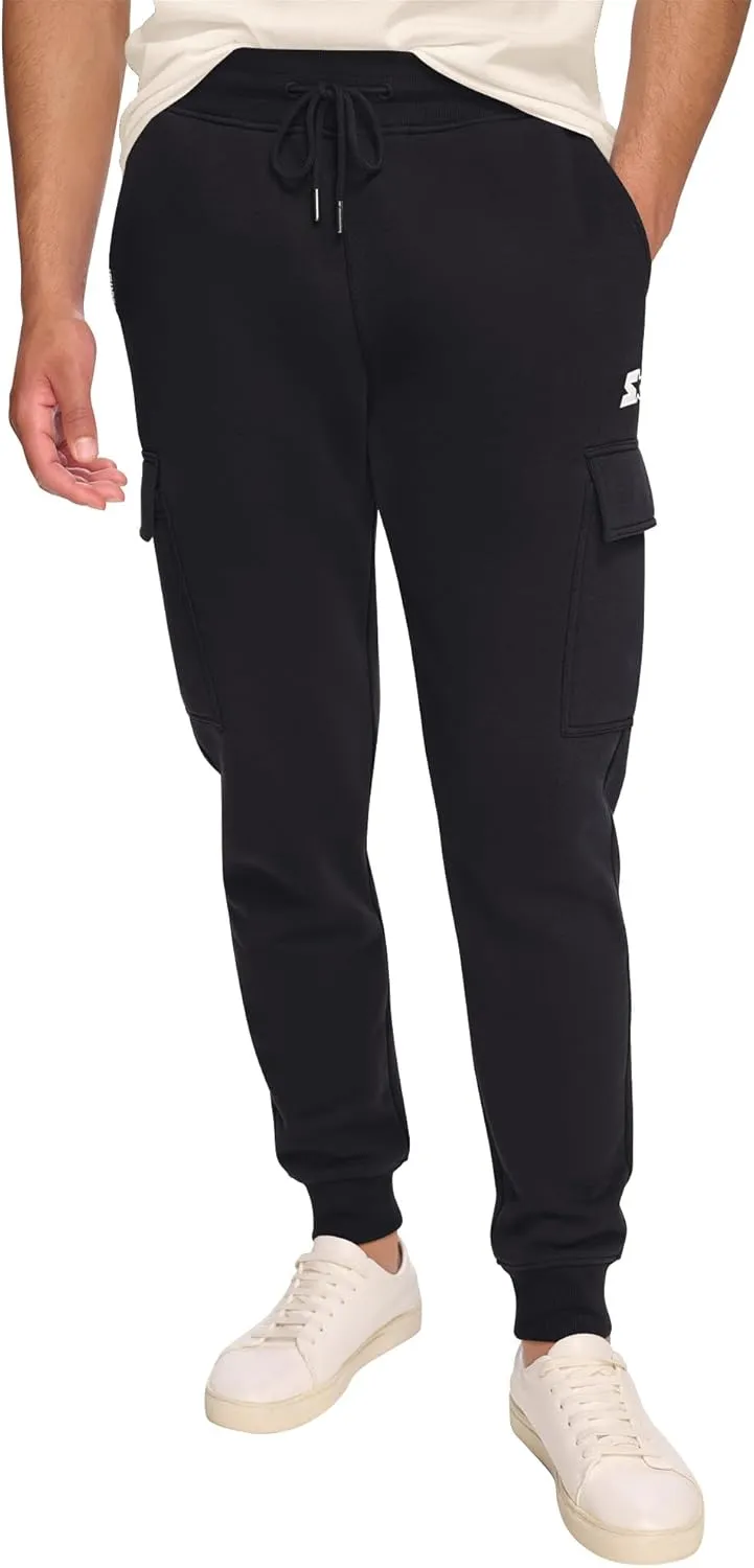 Starter Men's Embriodered Fleece Cargo Jogger