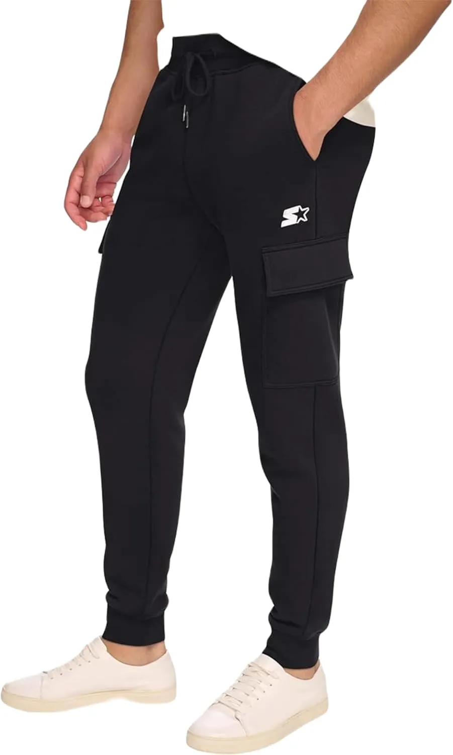 Starter Men's Embriodered Fleece Cargo Jogger
