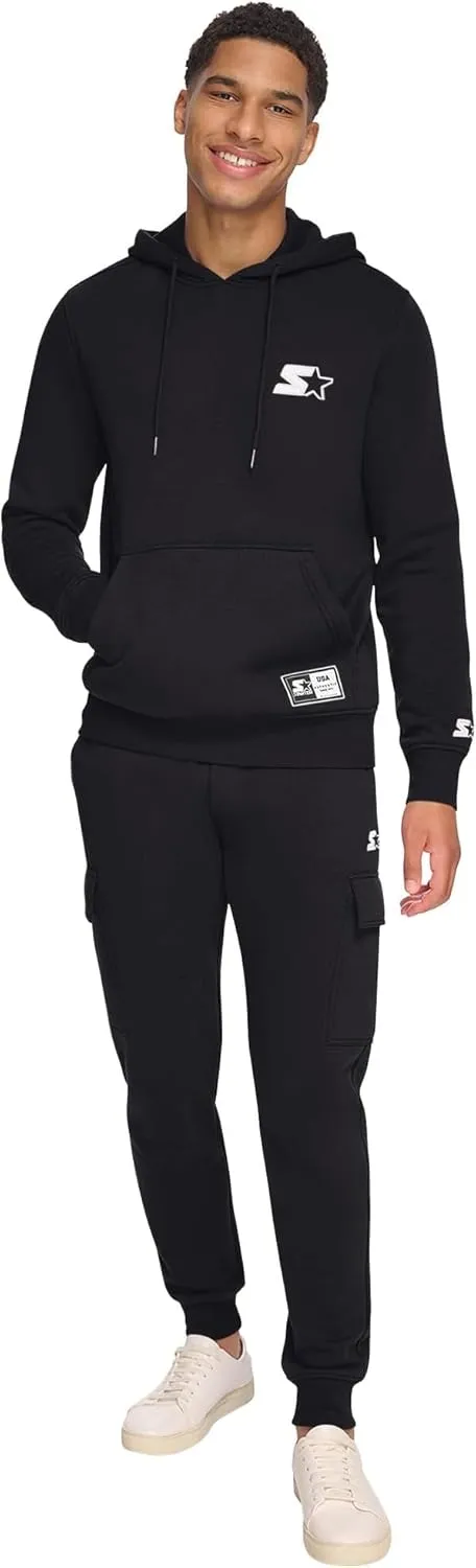 Starter Men's Embriodered Fleece Cargo Jogger