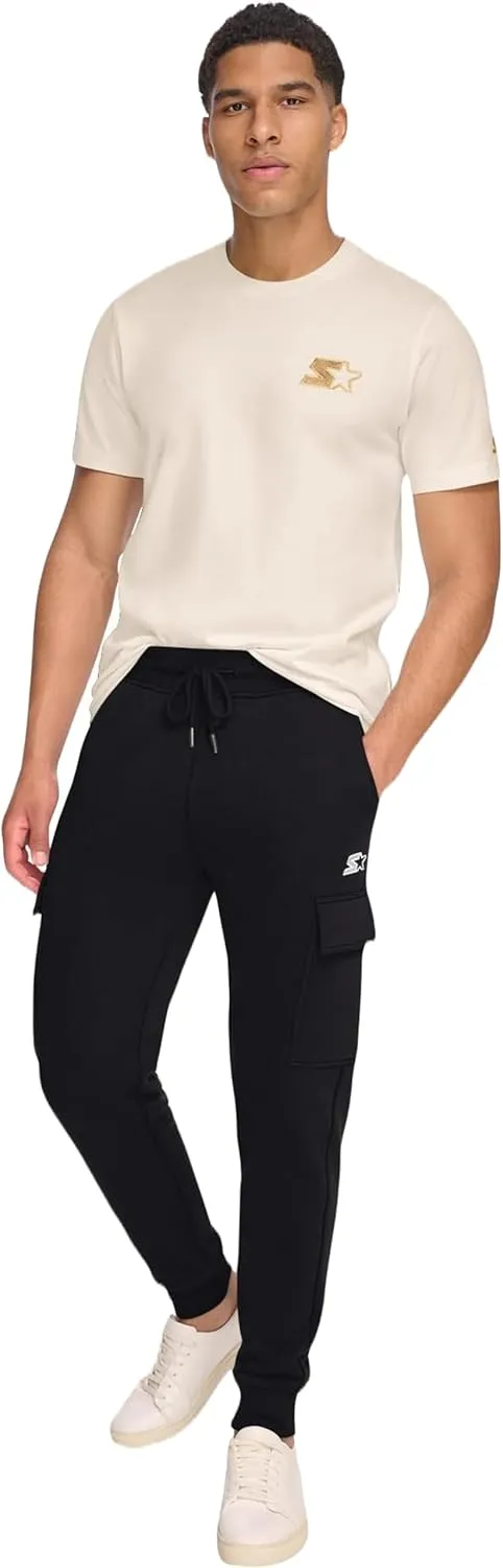 Starter Men's Embriodered Fleece Cargo Jogger