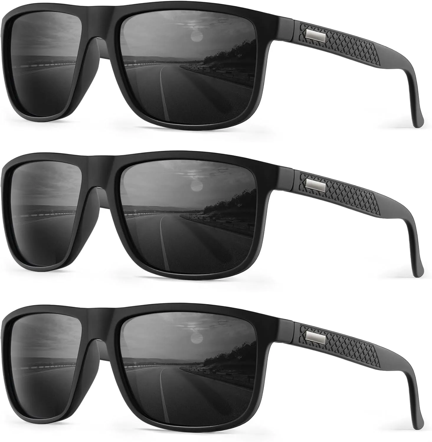 Sunglasses-for-Men Polarized Mens Sunglasses: Retro Sun glasses with UV Protection for Driving Fishing Golf