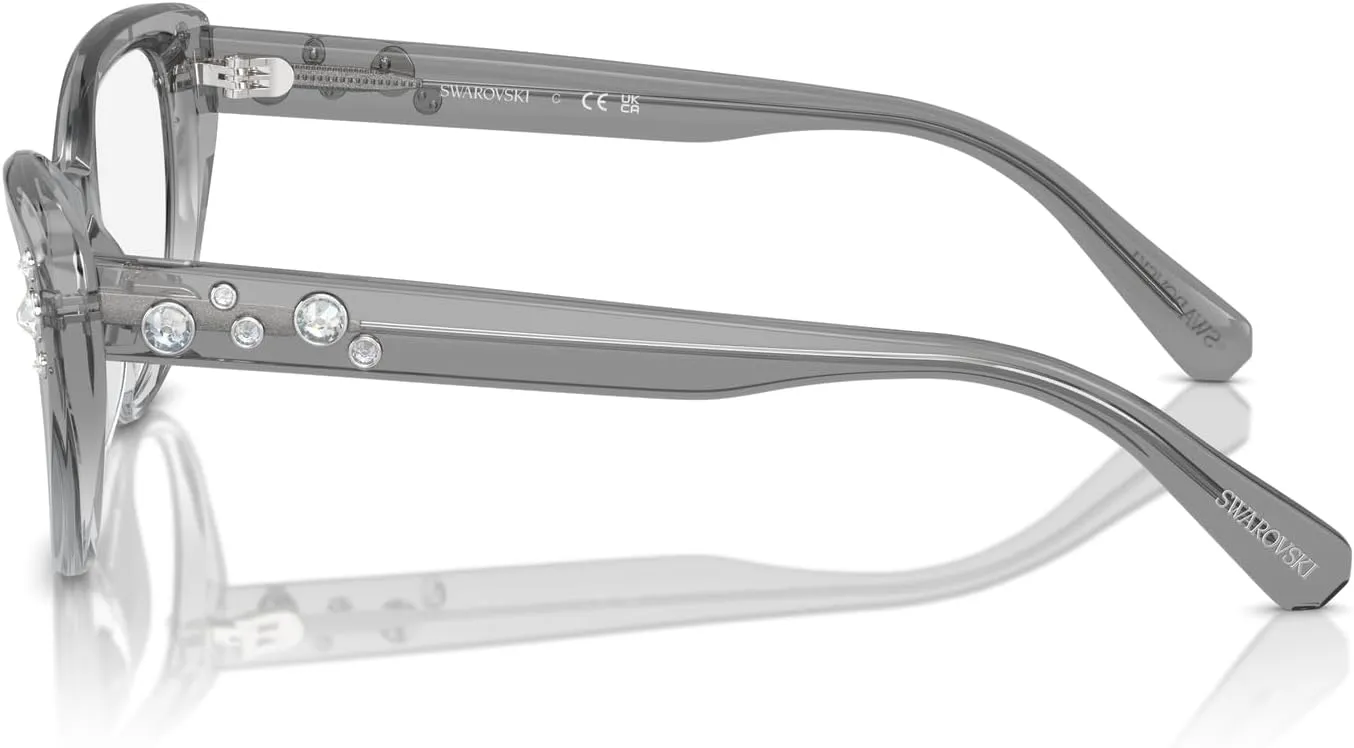 Swarovski Women's Sk2023 Cat Eye Prescription Eyewear Frames
