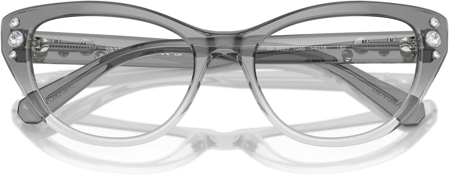 Swarovski Women's Sk2023 Cat Eye Prescription Eyewear Frames
