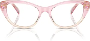 Swarovski Women's Sk2023 Cat Eye Prescription Eyewear Frames