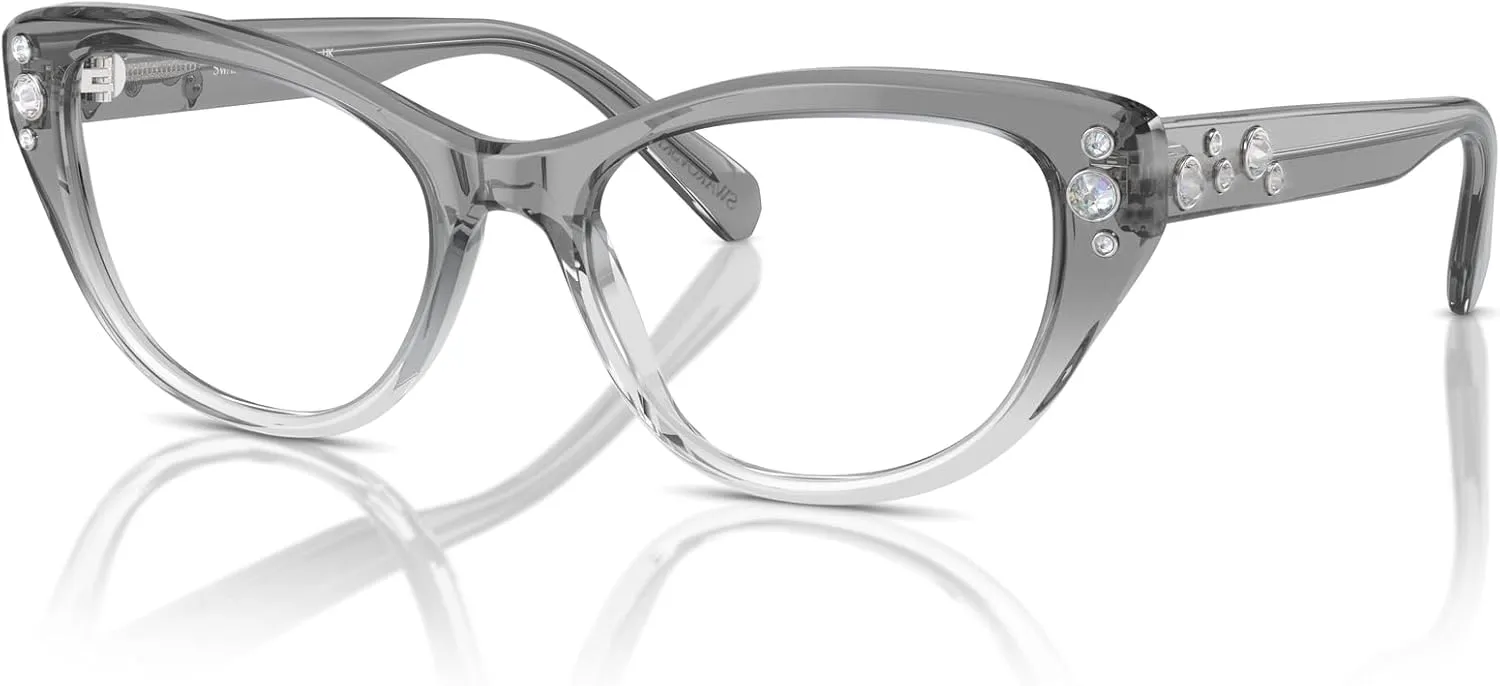 Swarovski Women's Sk2023 Cat Eye Prescription Eyewear Frames