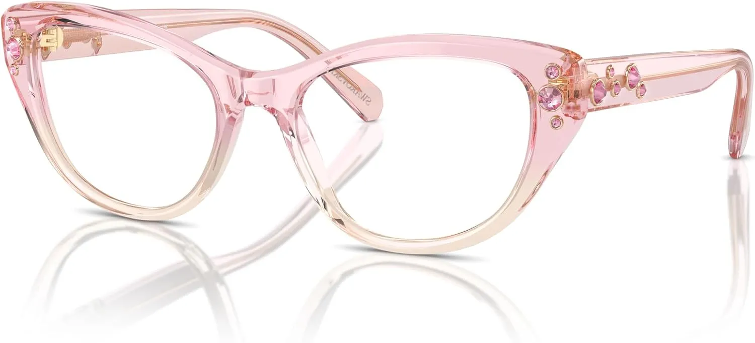 Swarovski Women's Sk2023 Cat Eye Prescription Eyewear Frames