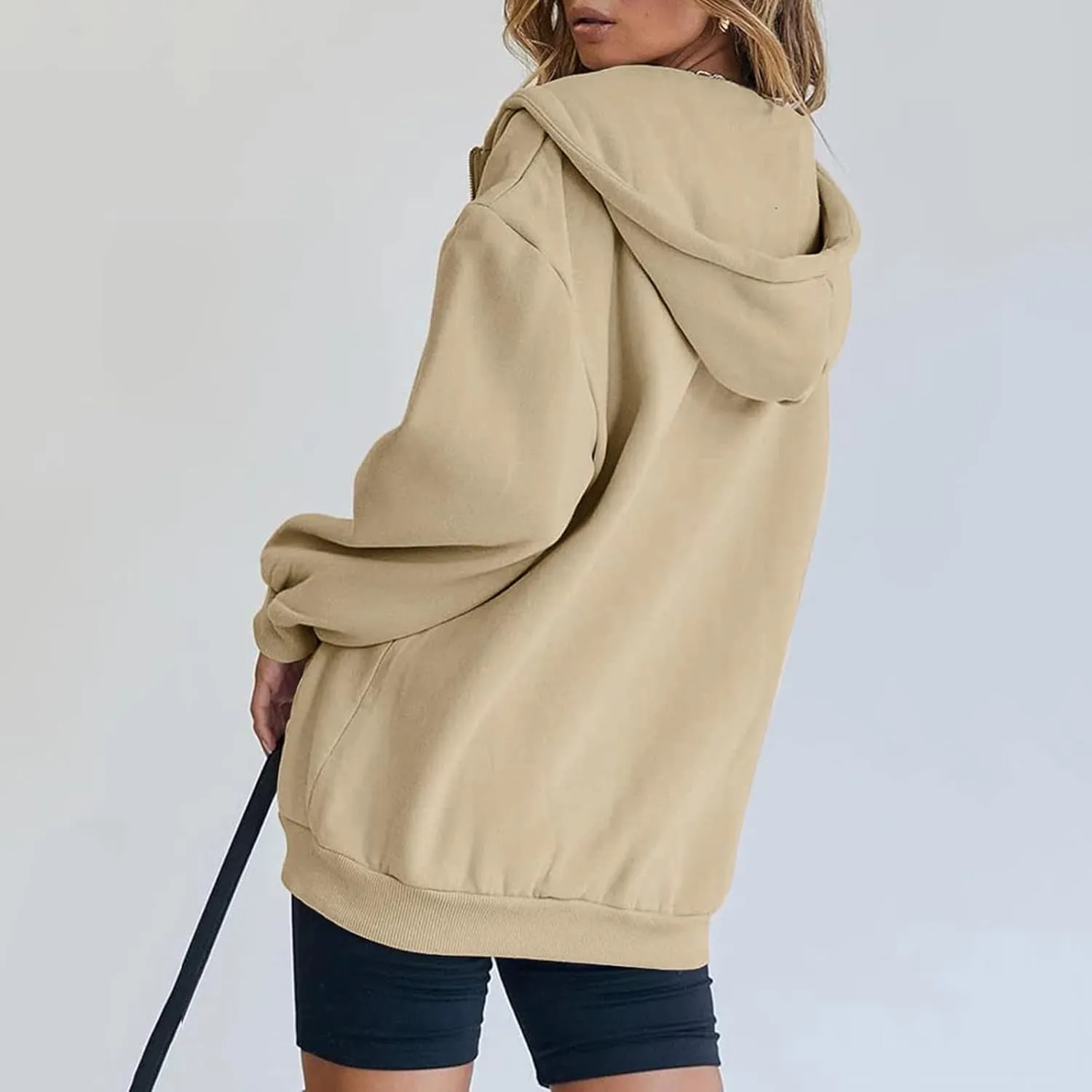 Sweatshirt for Women Casual Solid Long Sleeve Pullover Sweaters for Women Lightweight Plus Size Hoodies for Women 4x