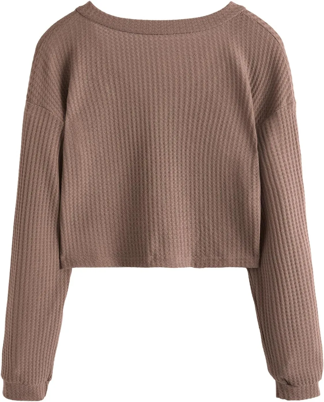 SweatyRocks Women's Long Sleeve Button Front V Neck Soft Knit Cardigan Sweaters