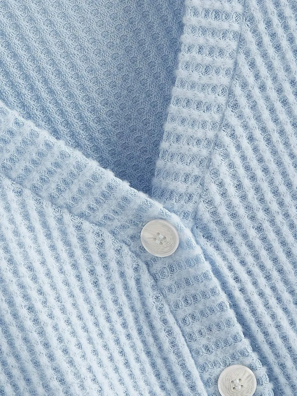 SweatyRocks Women's Long Sleeve Button Front V Neck Soft Knit Cardigan Sweaters