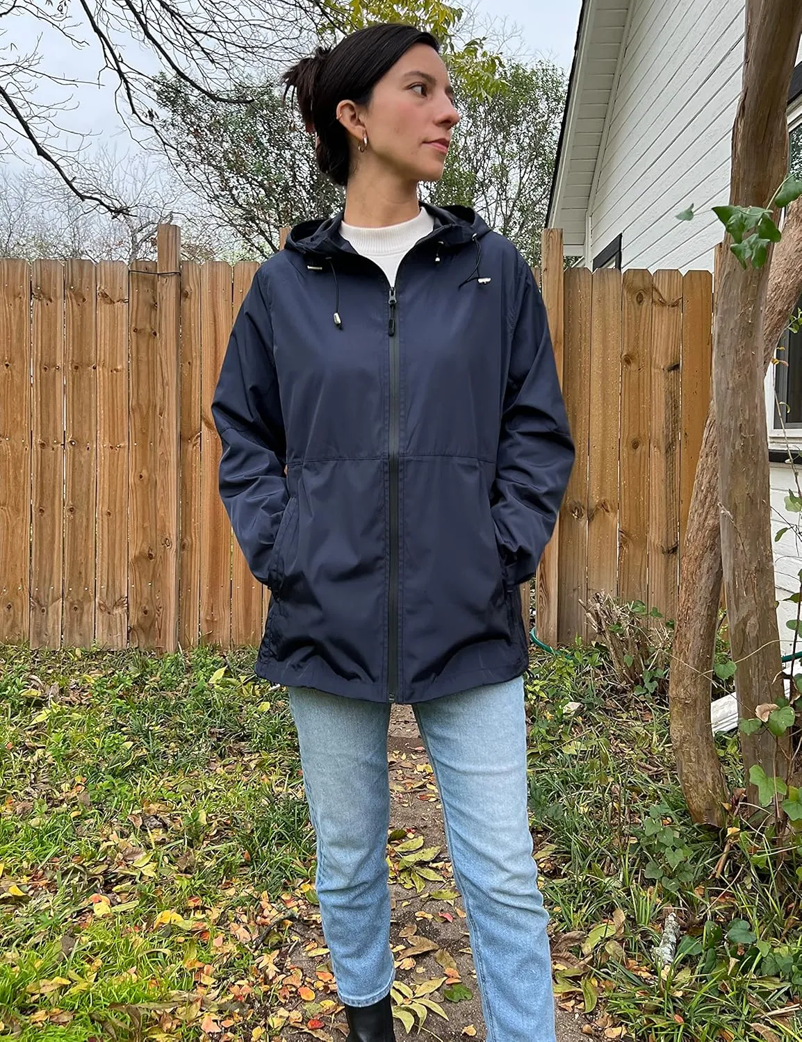 TCOT Womens Rain Jackets Waterproof Windbreaker Jackets lightweight Portable Rain Coat