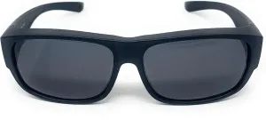 The Mirrored Fit Over Glasses, OTG, Polarized Unisex Wrap-Around Sunglasses for Men and Women