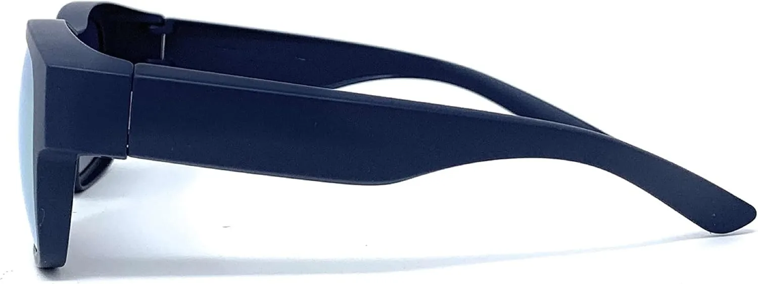 The Reflector Fit Over Glasses, OTG, Polarized Unisex Wrap-Around Sunglasses for Men and Women