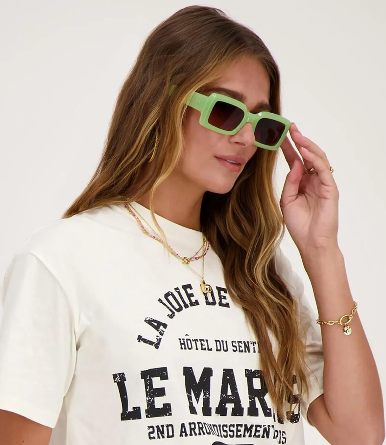 Trendy Rectangle Sunglasses for Women Men Retro 90s Glasses Shades Fashion Cute 2025 Sunglasses