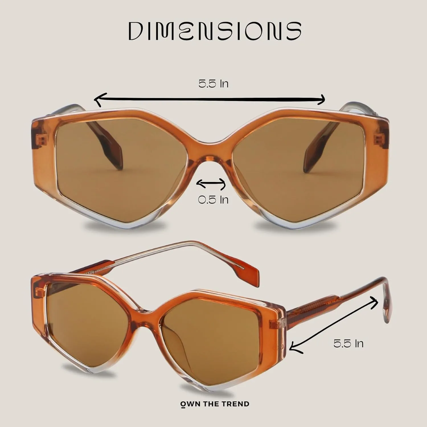 Trendy Sunglasses for Women - Sunglasses Womens with UV protection - Vintage Retro Oval Y2K Fashion Sun Glasses