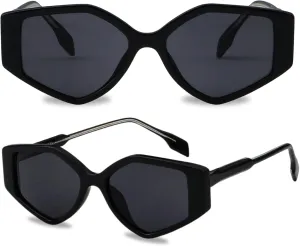 Trendy Sunglasses for Women - Sunglasses Womens with UV protection - Vintage Retro Oval Y2K Fashion Sun Glasses