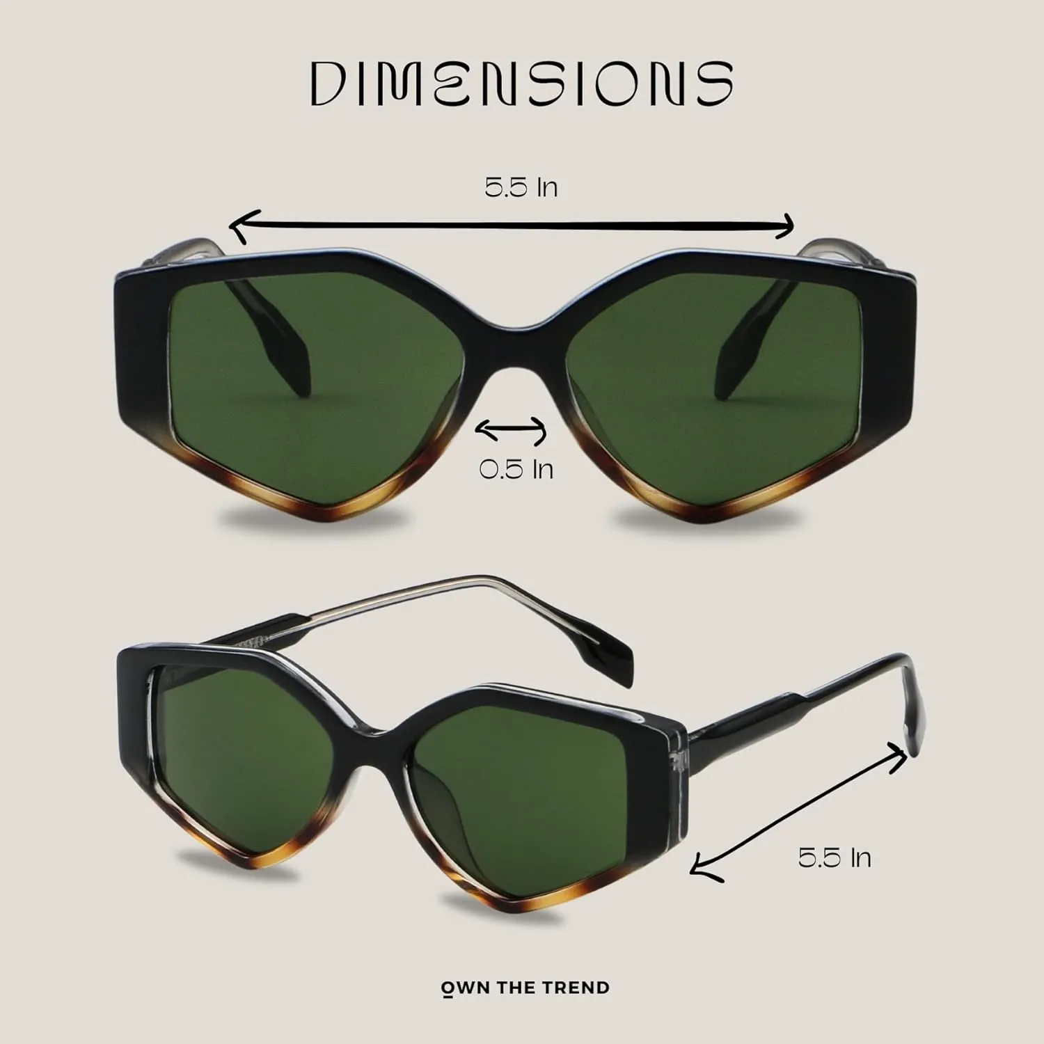 Trendy Sunglasses for Women - Sunglasses Womens with UV protection - Vintage Retro Oval Y2K Fashion Sun Glasses