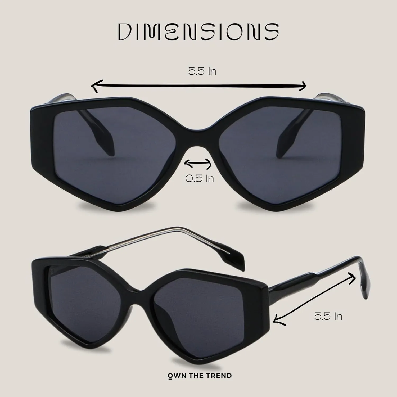 Trendy Sunglasses for Women - Sunglasses Womens with UV protection - Vintage Retro Oval Y2K Fashion Sun Glasses