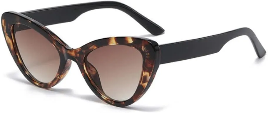 Vintage Cat Eye Sunglasses For Women Gradient Sun Glasses Female Gradient Shades Uv400
