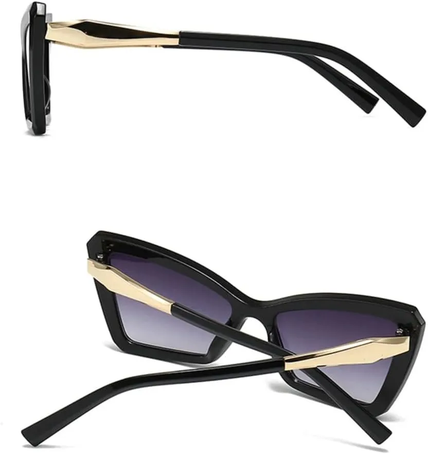 Vintage Cat Eye Sunglasses Women For Female Sun Glasses Punk Ladies Eyeglasses