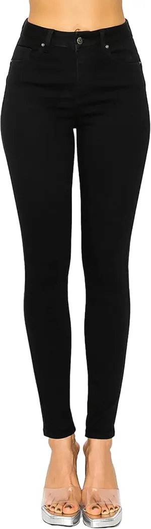 WAX JEAN Women's Repreve Butt I Love You Push-Up High-Rise Skinny Jeans