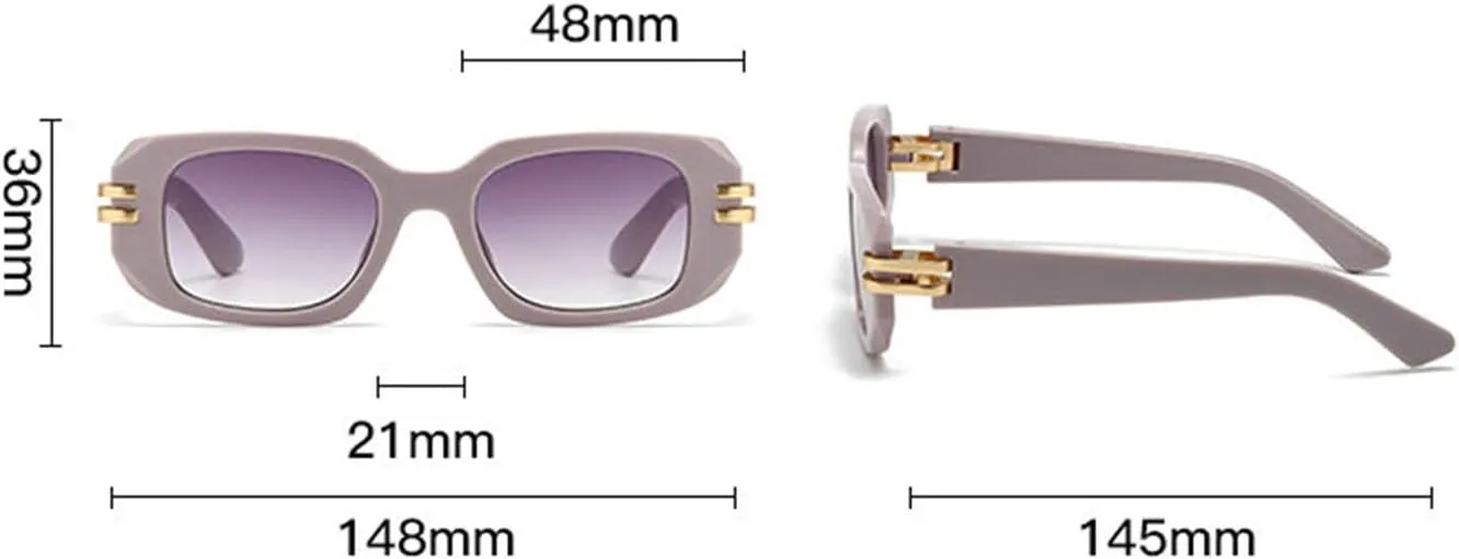 willochra Small Frame Vintage Irregular cat eye Sunglasses Women Luxury Rivet Square sun Glasses Popular Outdoor Punk Shades