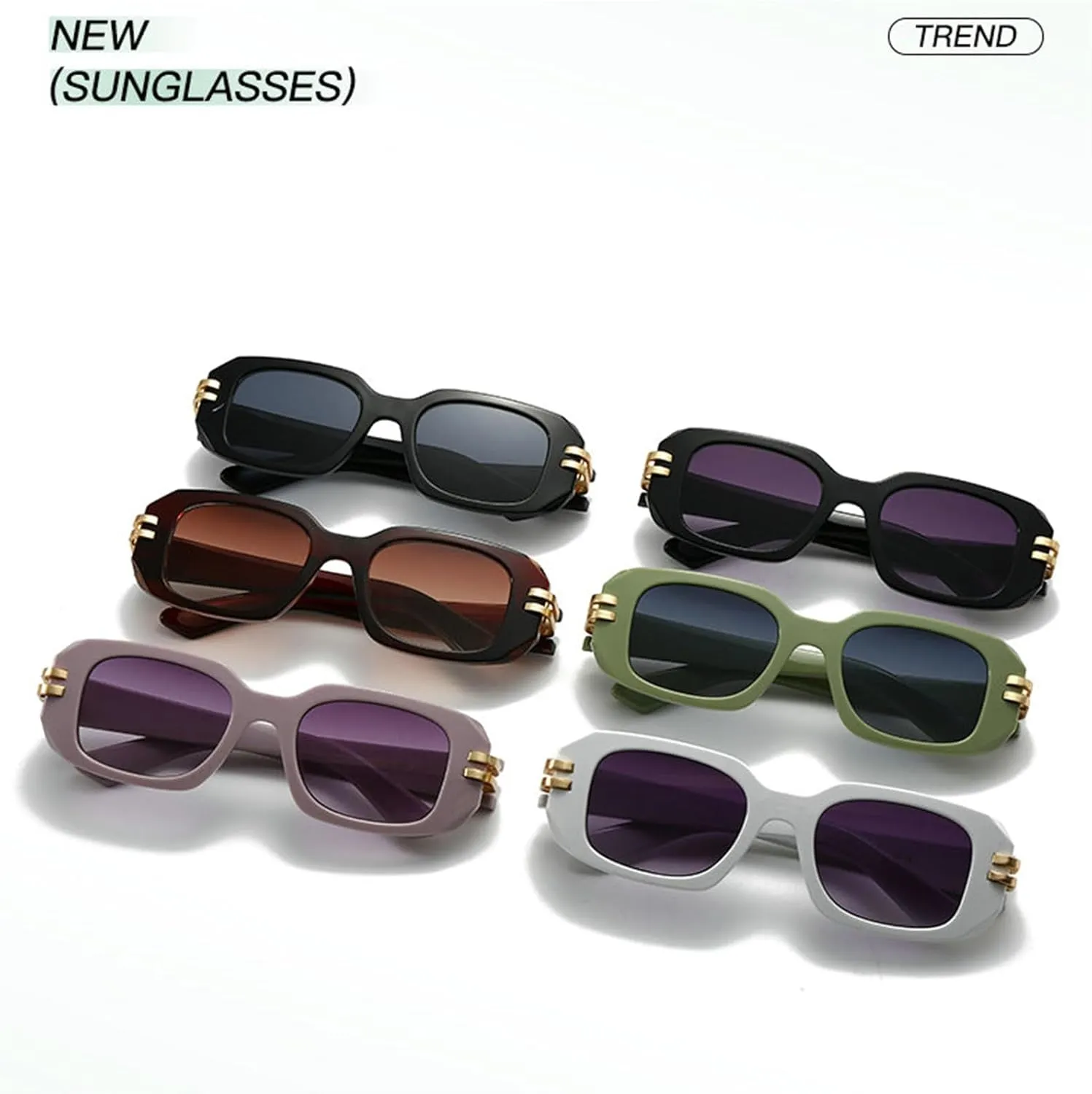 willochra Small Frame Vintage Irregular cat eye Sunglasses Women Luxury Rivet Square sun Glasses Popular Outdoor Punk Shades