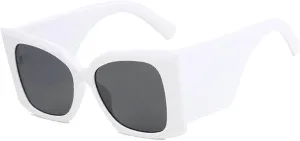 willochra Trendy Oversized Sunglasses Big Frame Irregular Square Gradient Eyewear Designer Vintage cat eye Sun Glasses Shades