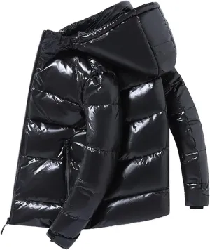 Winter Duck Down Hooded Jackets Men's Waterproof Down Jackets Parkas