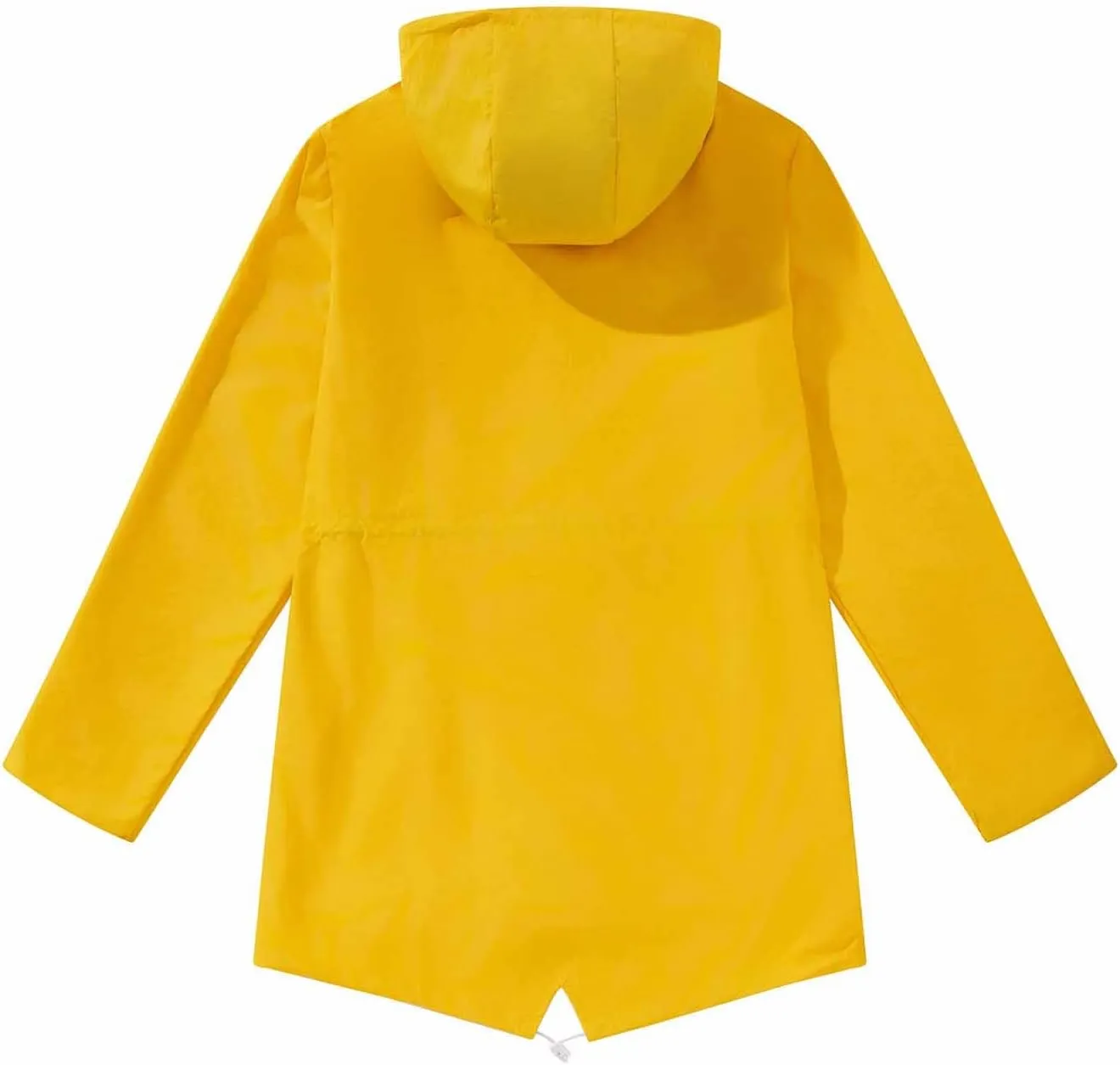 Women Casual Ligtweight Military Jackets Anorak Utility Drawstring Waist Hoodie Zip Up Fall Rain Jackets with Pockets