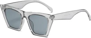 Women Vintage Square Lens Cat Eye Sunglasses Trendy Cateye Frame Eyewear UV400
