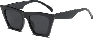 Women Vintage Square Lens Cat Eye Sunglasses Trendy Cateye Frame Eyewear UV400