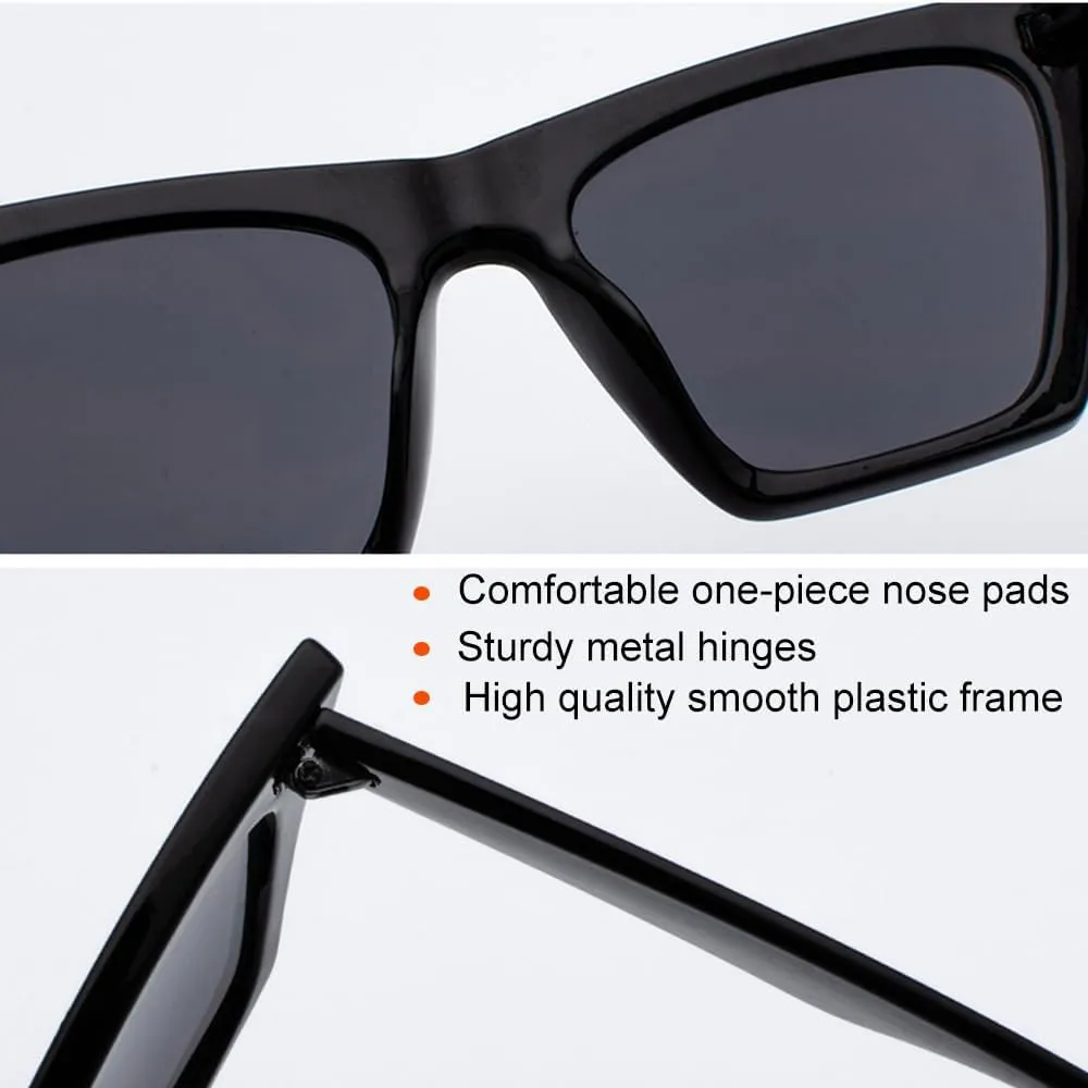 Women Vintage Square Lens Cat Eye Sunglasses Trendy Cateye Frame Eyewear UV400