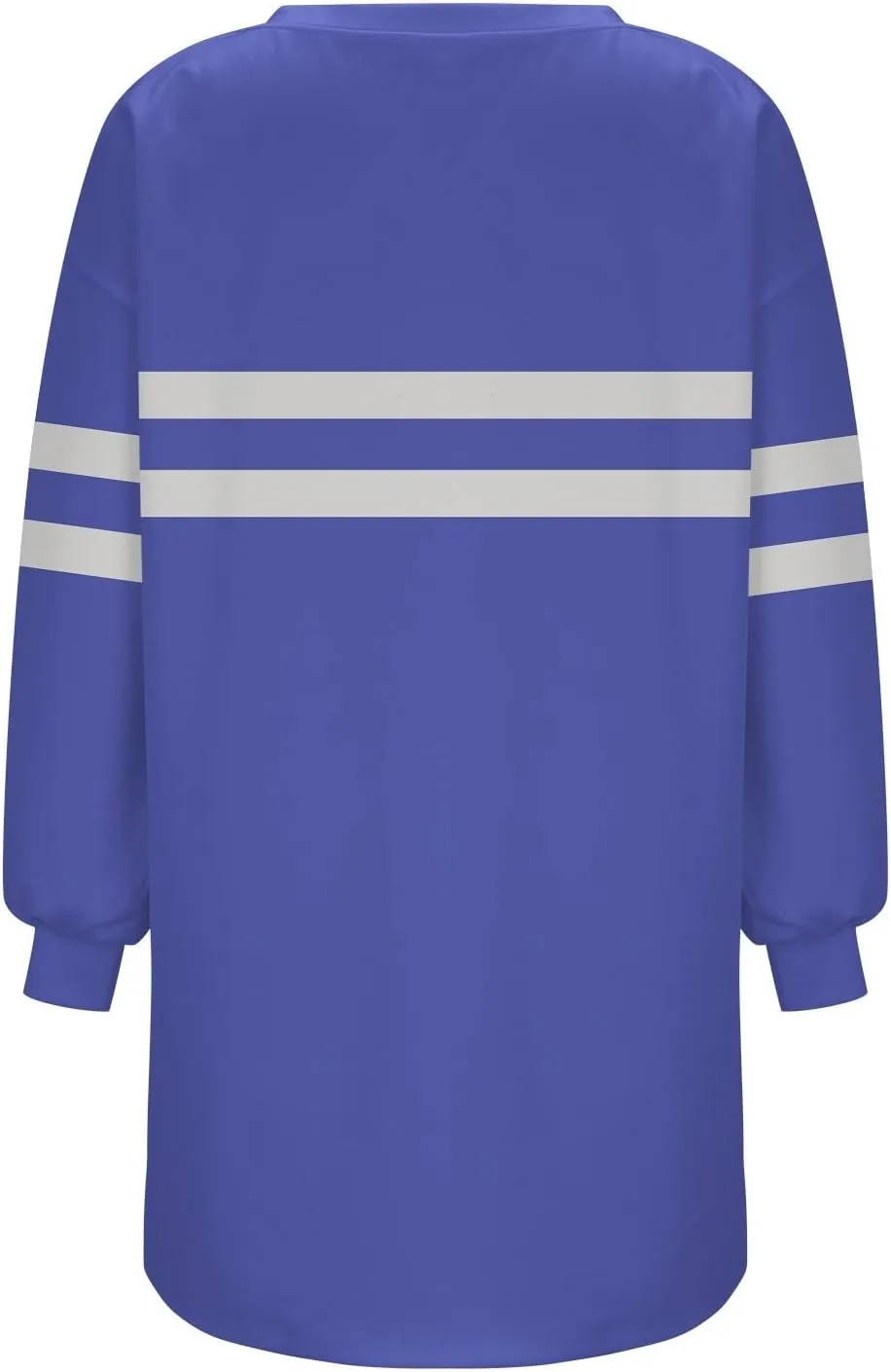 Womens Casual Crewneck Sweatshirt Long Sleeve Tops Stripes Cute Pullover Loose Fit Oversized Outfits