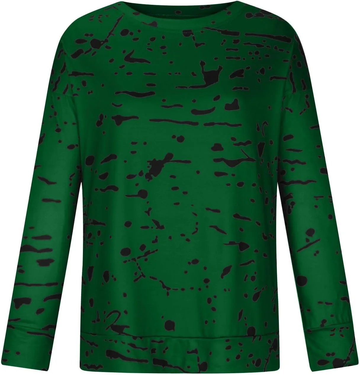 Women's Casual Long Sleeve Sweatshirt Crewneck Casual Loose Fit Graphic Printed Vintage Pullover Tops Fashion Fall 2024