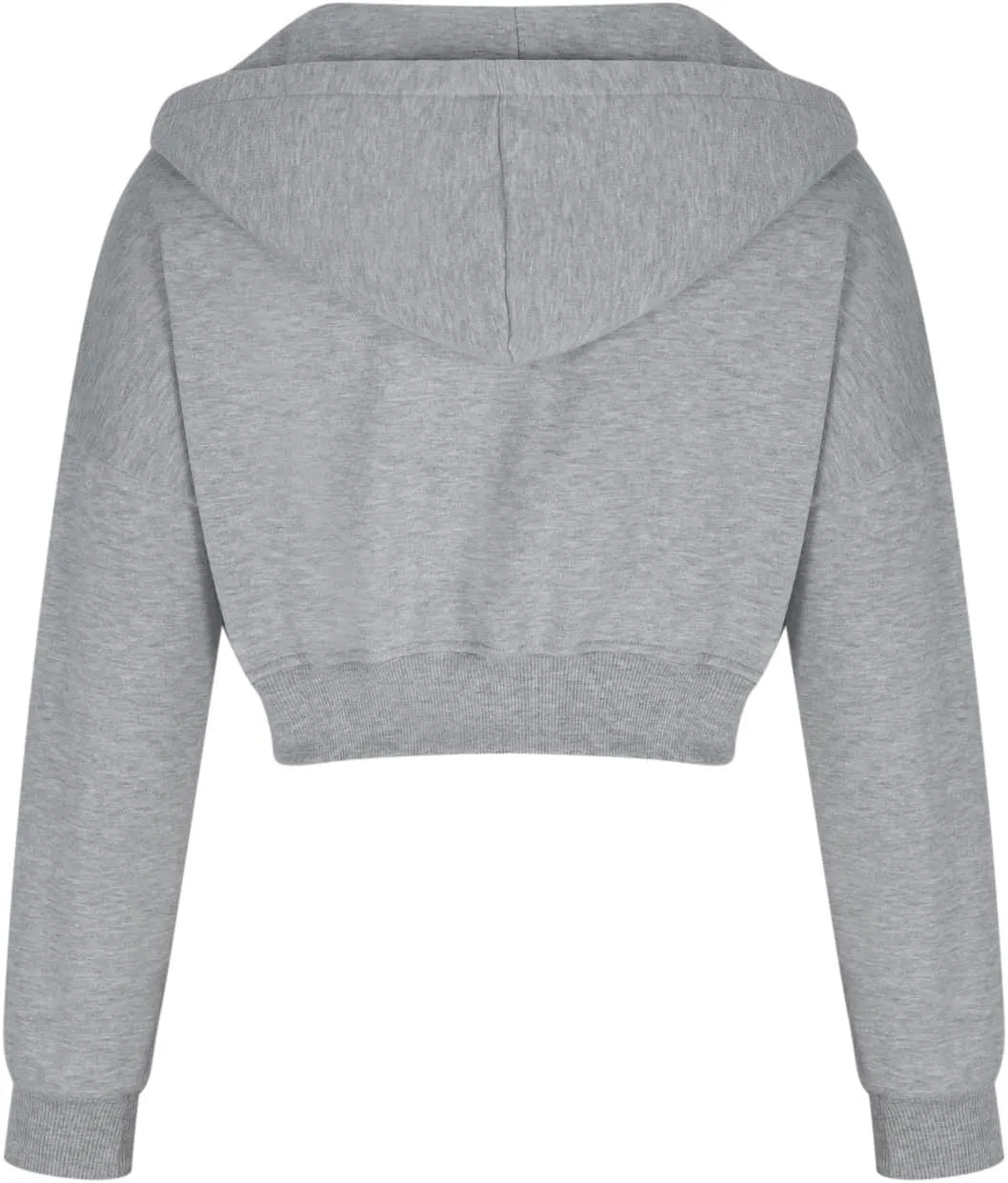 Womens Cropped Hoodies Zip Up Sweatshirts Fashion Teen Girls Y2k Clothes Workout Crop Tops Casual Long Sleeve Jackets