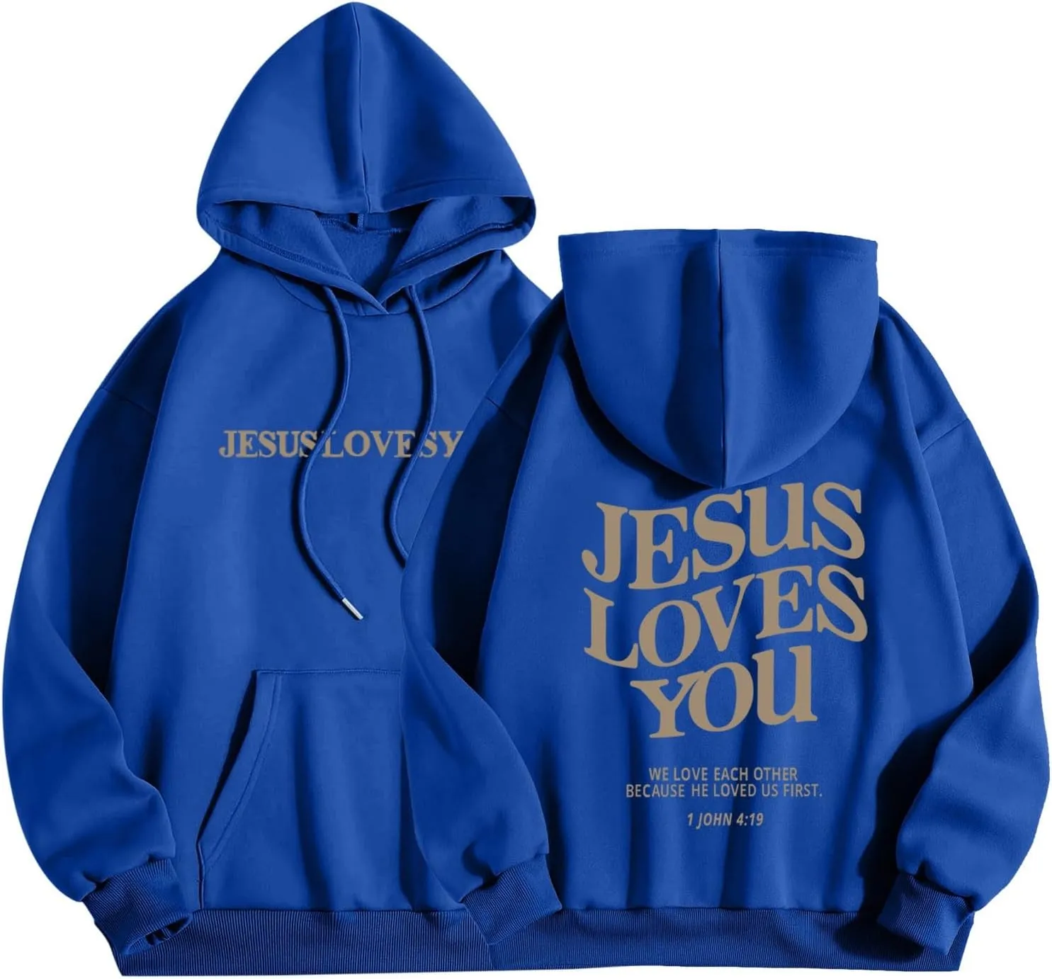 Womens Cute Hoodies Casual Long Sleeve Fashion Letter Print Oversized Sweatshirt Lightweight Loose Fit Pullover Tops