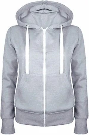 Women's Full Zip Up Plush Hoodies 2024 Fall Casual Long Sleeve Hooded Sweatshirts Fashion Sports Loose Fit Jackets